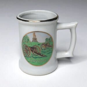 Vintage Gettysburg Mini Shot Glass Souvenir